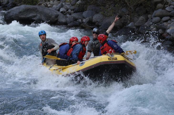Rafting on the River