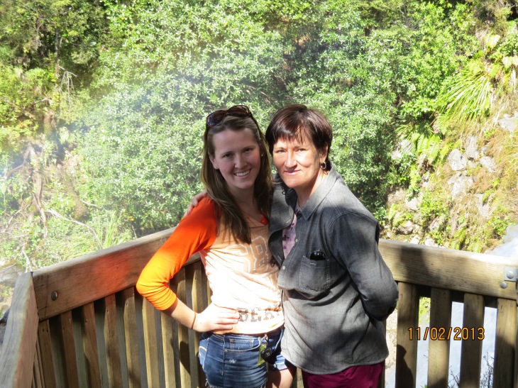 Waterfall with Mom
